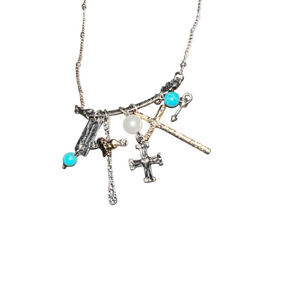 by the Bay New York Necklace and Earring Combination Follow Your Arrow - Picture 12 of 16